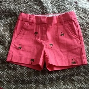 J. Crew Crewcuts Toddler Girls Palm Chino Shorts